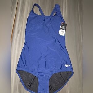 NWT Speedo Women's Ultraback One-Piece Swimsuit Upf